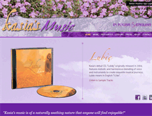 Tablet Screenshot of kasiasmusic.com